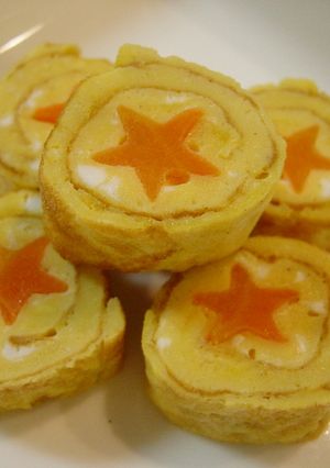 キラキラにんじん☆星の玉子焼-レシピのメイン写真