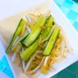 簡単すぎ☆キュウリともやしの漬物('ω'