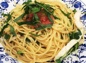 調味料２つだけ★イカ明太の大葉添えパスタ-レシピのメイン写真