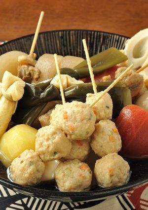 薬味で楽しむ！鶏だんごおでん-レシピのメイン写真