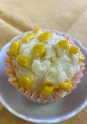 ≪給食≫コーン蒸しケーキ-レシピのメイン写真