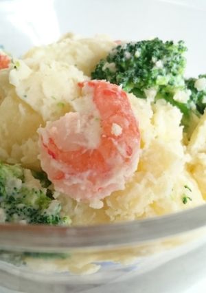 海老とブロッコリーの柚子胡椒ポテトサラダ-レシピのメイン写真