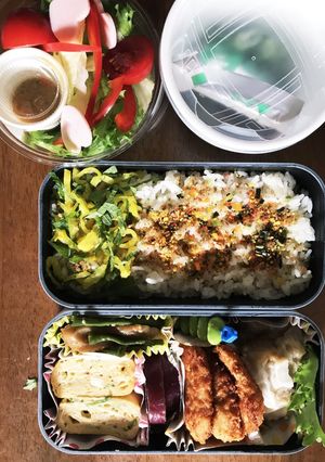 しゅうまいとチキンカツ弁当-レシピのメイン写真