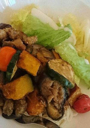 夏野菜バルサミコマリネwithお素麺✨-レシピのメイン写真