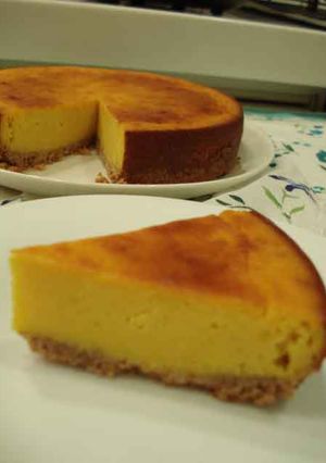 *かぼちゃのチーズケーキ*-レシピのメイン写真