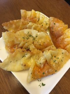 余った餃子の皮とピザソース&チーズ揚げ-レシピのメイン写真