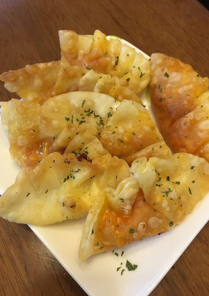 余った餃子の皮とピザソース&チーズ揚げ-レシピのメイン写真