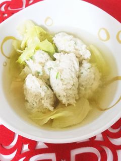 10分で完成!とりつくねスープ☺-レシピのメイン写真