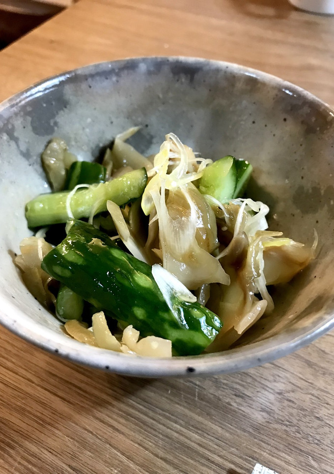 胡瓜と搾菜の和え物-レシピのメイン写真