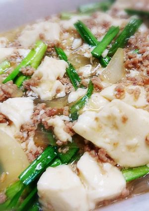 作り続けたいおかず！豚挽肉の和風肉豆腐！-レシピのメイン写真