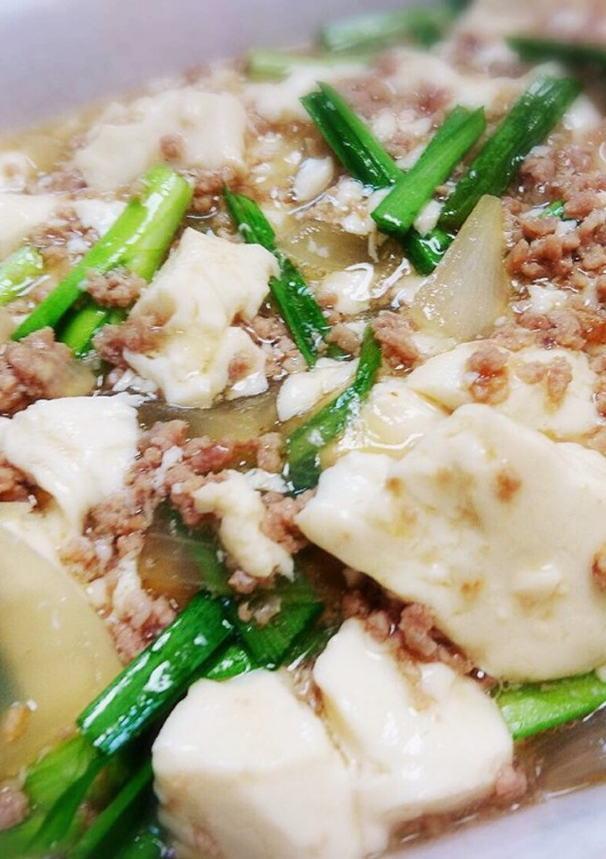 作り続けたいおかず！豚挽肉の和風肉豆腐！-レシピのメイン写真