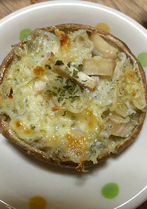 ラクおつまみ♪しらすマヨ椎茸-レシピのメイン写真