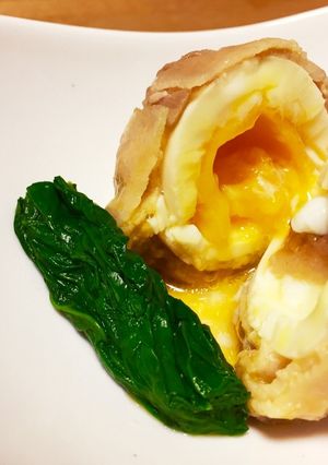 ボリュームUP!肉巻き半熟卵!-レシピのメイン写真