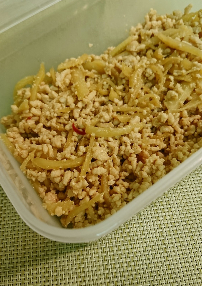 鶏ひきと新生姜のそぼろ-レシピのメイン写真