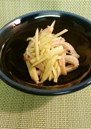 新生姜とハムのスッキリ和え物❤️-レシピのメイン写真
