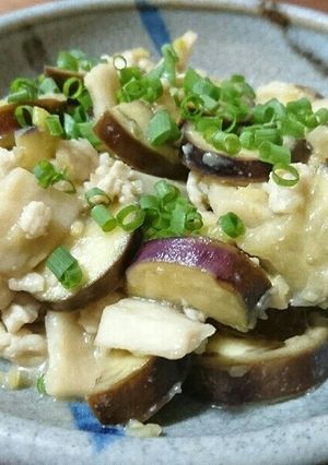 ナスとエリンギの肉味噌炒め♪-レシピのメイン写真