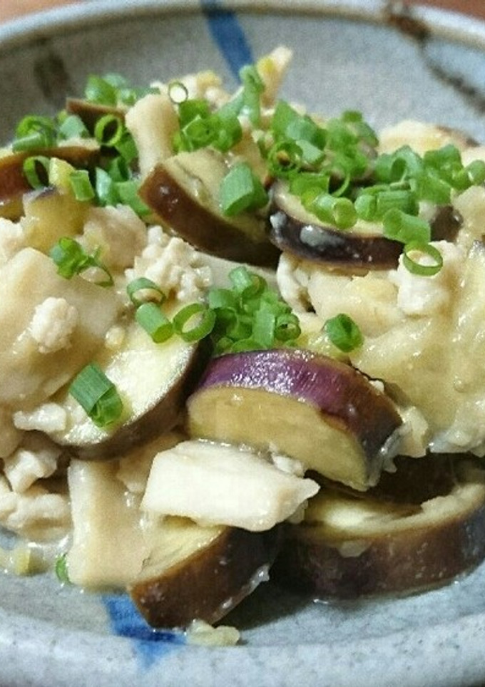 ナスとエリンギの肉味噌炒め♪-レシピのメイン写真
