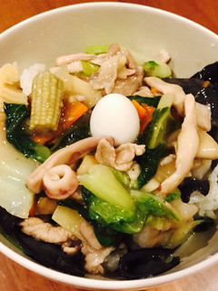 五目中華丼-レシピのメイン写真