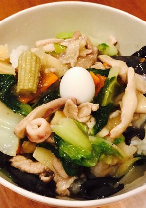 五目中華丼-レシピのメイン写真