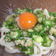 オクラときゅうりのぶっかけ麺