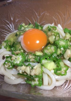 オクラときゅうりのぶっかけ麺-レシピのメイン写真