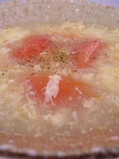美肌☆簡単 基本のトマトと卵のスープ-レシピのメイン写真