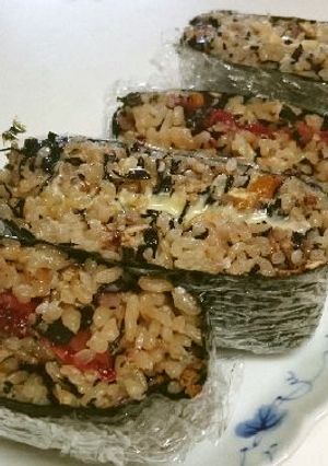 リメイク『ひじき煮で炊き込みご飯』-レシピのメイン写真