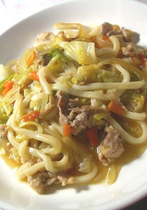 とろとろさっぱり♡生姜が優しい焼きうどん-レシピのメイン写真