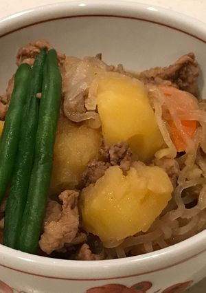 レンチン利用で、柔らか肉じゃが！-レシピのメイン写真