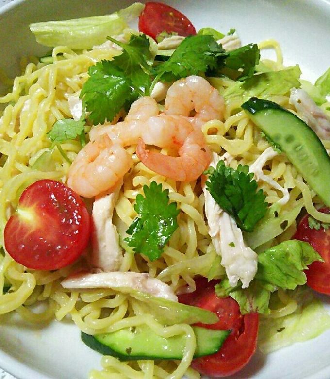 ★簡単★タイ風･冷しラーメンサラダ★-レシピのメイン写真