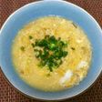 安心米「五目ご飯」のキムチ雑炊