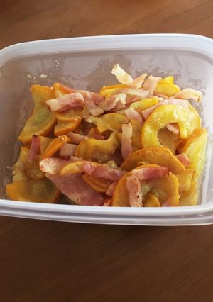ズッキーニのベーコンナムル お弁当にも!-レシピのメイン写真