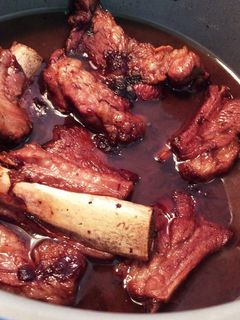 とろとろスペアリブ♪ブルーベリーソース-レシピのメイン写真