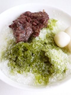 宇治金時白玉かき氷-レシピのメイン写真