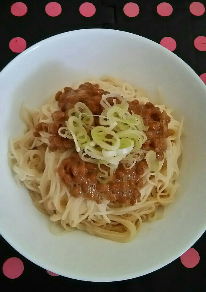夏の定番♪納豆そうめん-レシピのメイン写真