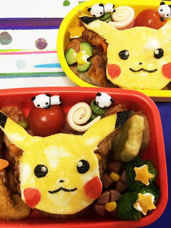 ポケモンピカチュー☆簡単キャラ弁-レシピのメイン写真