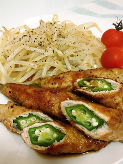 オクラの肉巻き-レシピのメイン写真