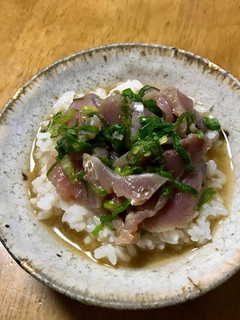 かつお茶漬け(高知県旧佐賀町の郷土食)-レシピのメイン写真