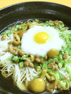 美人レシピ・ネバネバそうめん-レシピのメイン写真