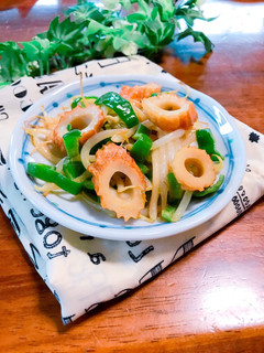 もやし♡ちくわ♡ピーマンで♡パパッと副菜-レシピのメイン写真