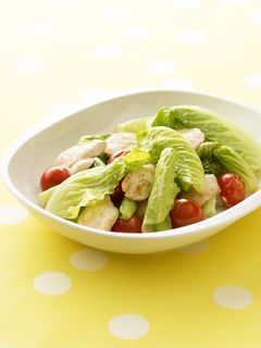 ロメインレタスと鶏ささみのマヨネーズ炒め-レシピのメイン写真