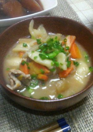 あったか＊＊根菜たっぷりのだんご汁-レシピのメイン写真