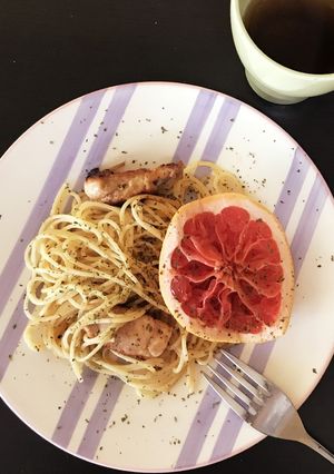 鶏肉のグレフル・パスタ♪-レシピのメイン写真
