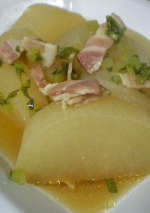 大根とベーコンのコンソメ煮♡-レシピのメイン写真