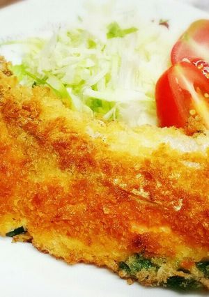 梅をサンド♪鮭フライ-レシピのメイン写真