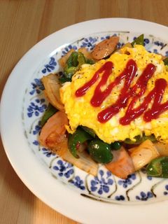 魚肉ソーセージのオムライス風炒め-レシピのメイン写真