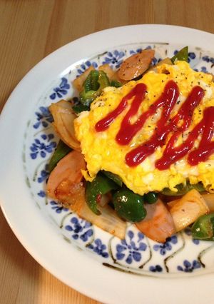 魚肉ソーセージのオムライス風炒め-レシピのメイン写真