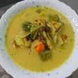 鶏胸と野菜たっぷりのミルクカレースープ♪