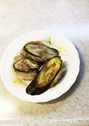 ナスと餃子の挟み焼き-レシピのメイン写真