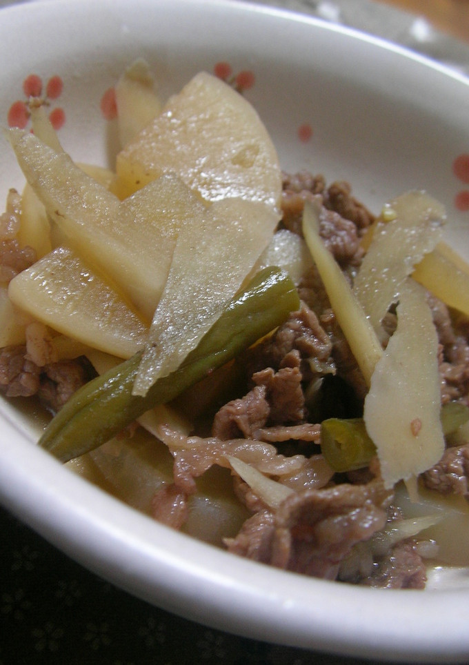 牛肉とごぼうのさっぱり煮-レシピのメイン写真